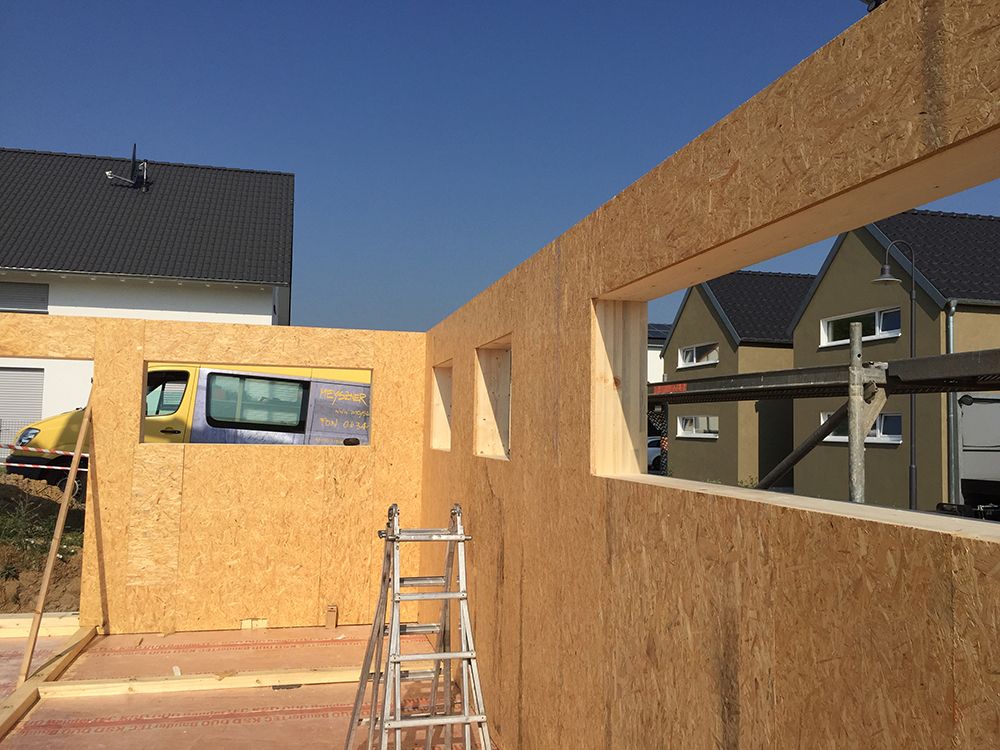 Einfamilienhaus in Holzständerbauweise