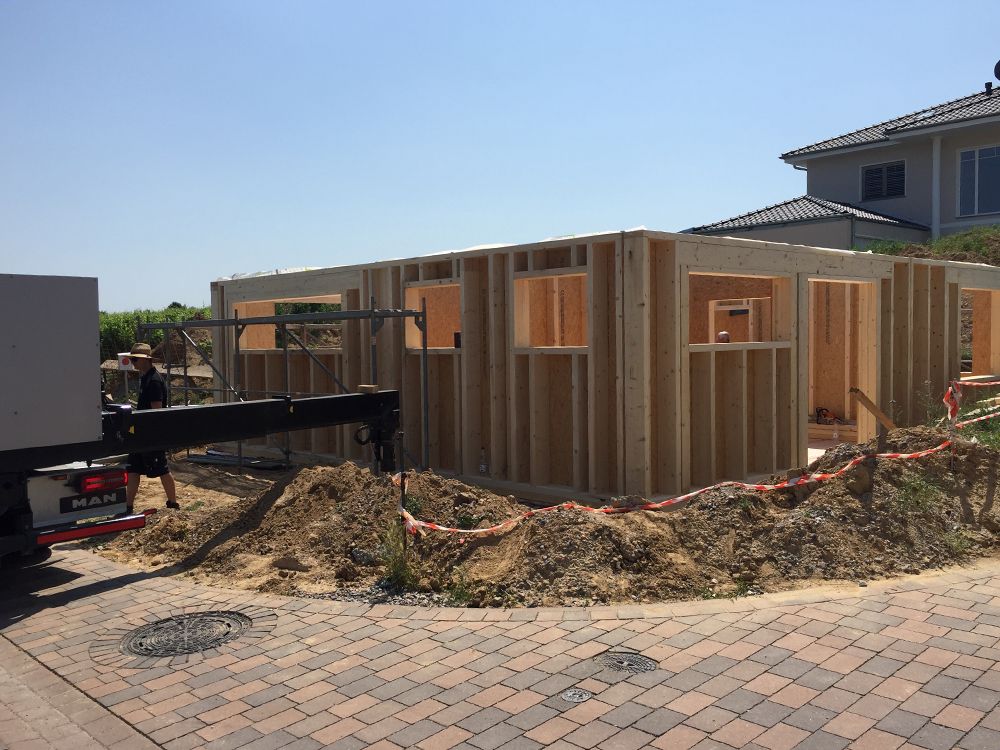 Einfamilienhaus in Holzständerbauweise