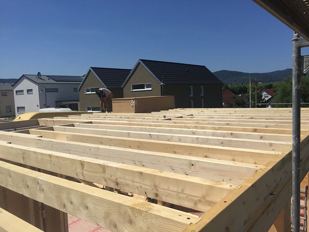 Einfamilienhaus in Holzständerbauweise